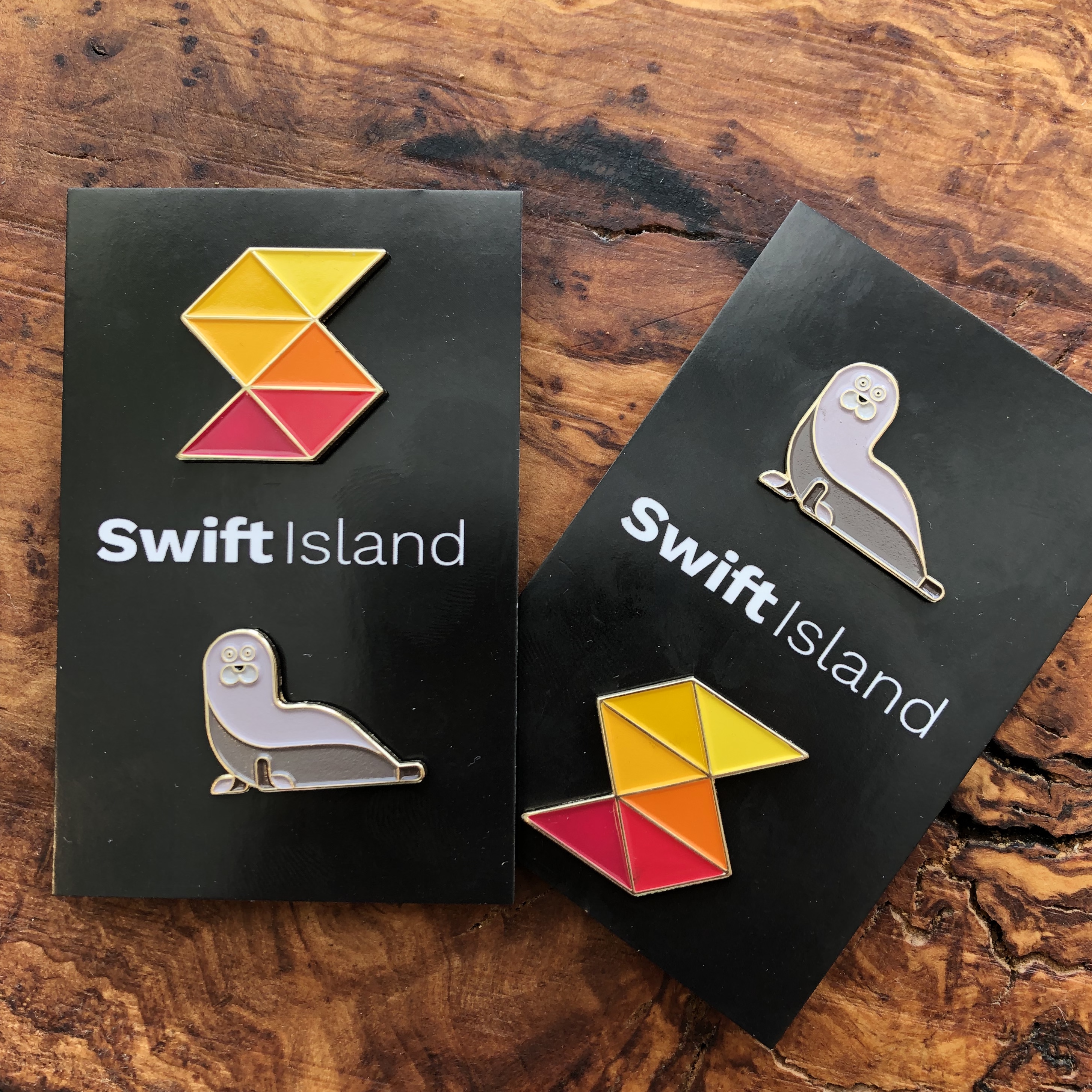 Swift Island pins