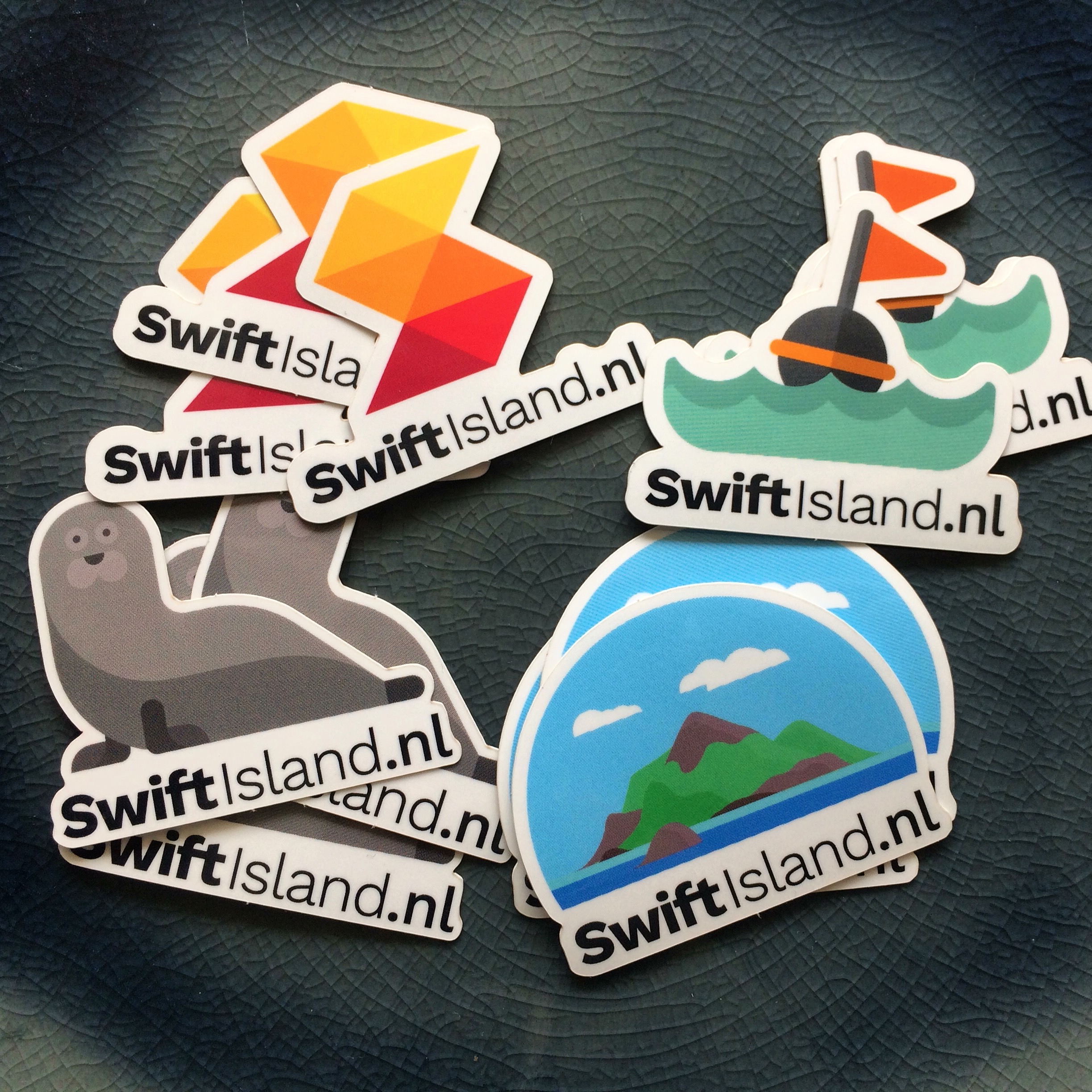 Swift Island stickers